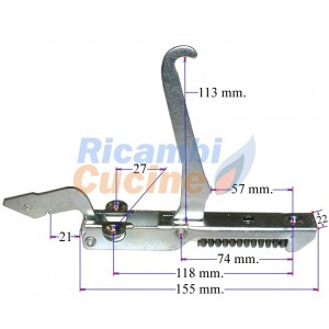 kit cerniere porta forno tipo star