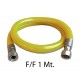 TUBO FLESSIBILE F/F 1/2" DA 1 METRO I GIG 7129/92 DM21/04/1993 UNI CIG 9891/1998 EN 14800