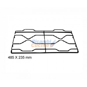 GRIGLIA IN PIATTINO SMALTATA A 2 FUOCHI - TIPO ARISTON INDESIT