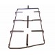 Griglia Smaltata Nera a 2 Fuochi Sinistra Tipo Hot Point Ariston Indesit  406 X 228 mm. Serie PC750